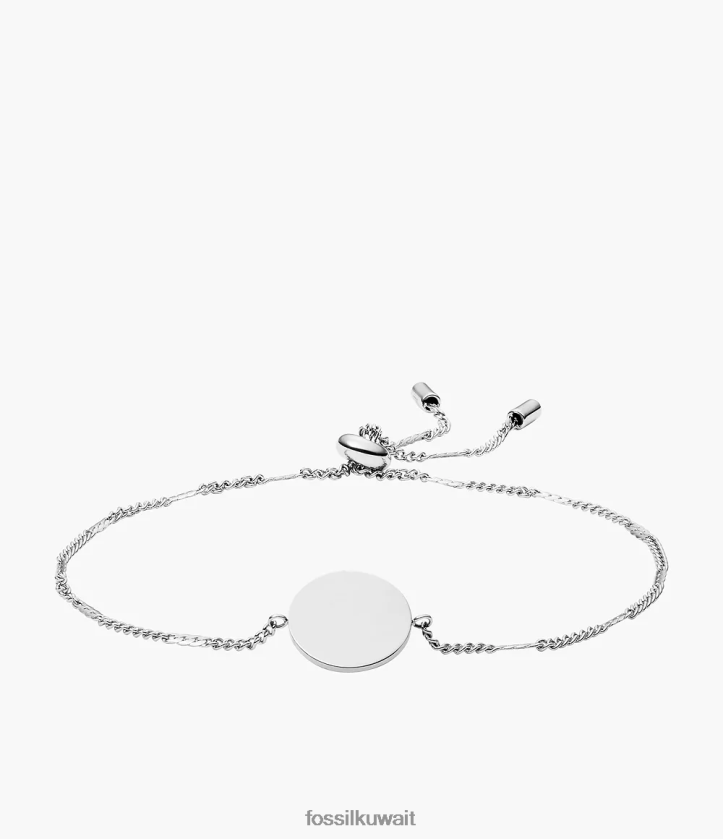 كيلووات Fossil نحيف سوار القرص لين الفولاذ المقاوم للصدأ 2F6F21009 مجوهرات