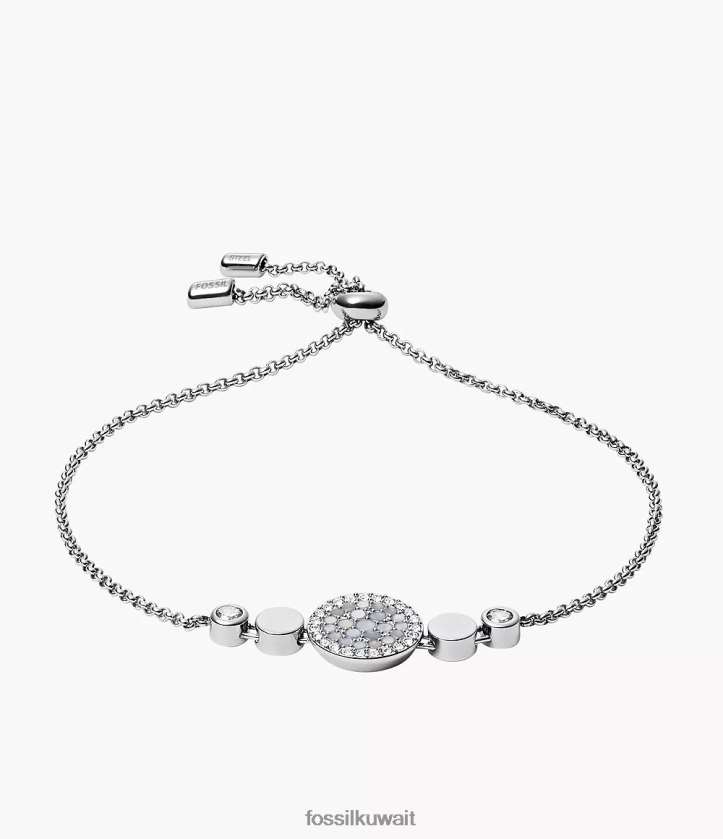 كيلووات Fossil نحيف سوار قرص الفسيفساء فال أم لؤلؤة 2F6F21013 مجوهرات