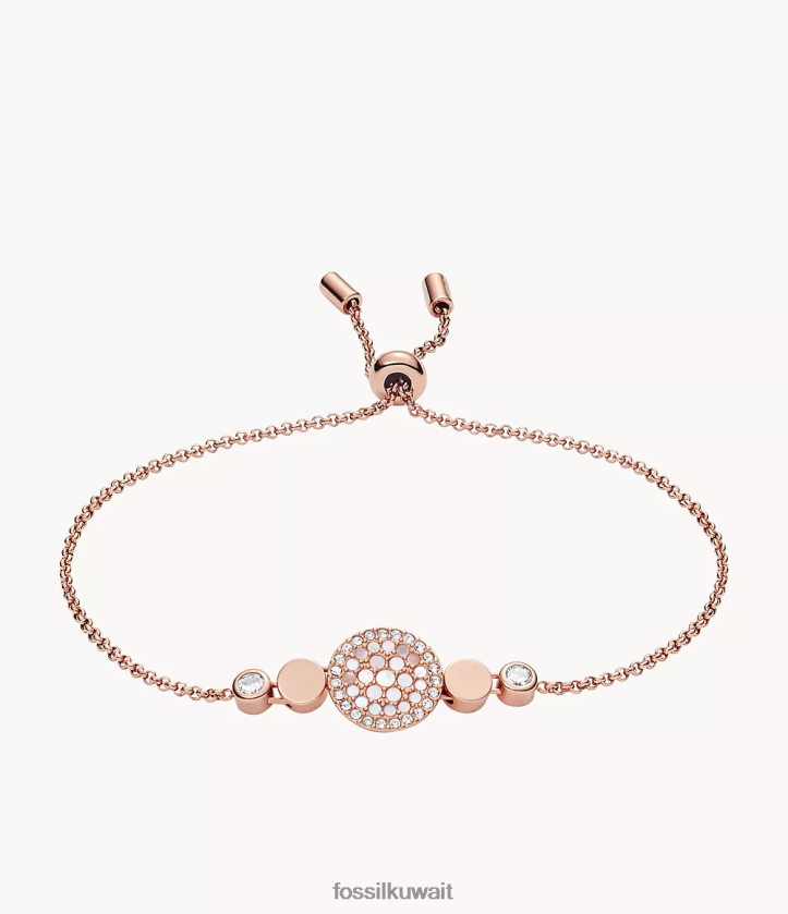 كيلووات Fossil نحيف سوار قرص الفسيفساء فال أم لؤلؤة 2F6F21017 مجوهرات