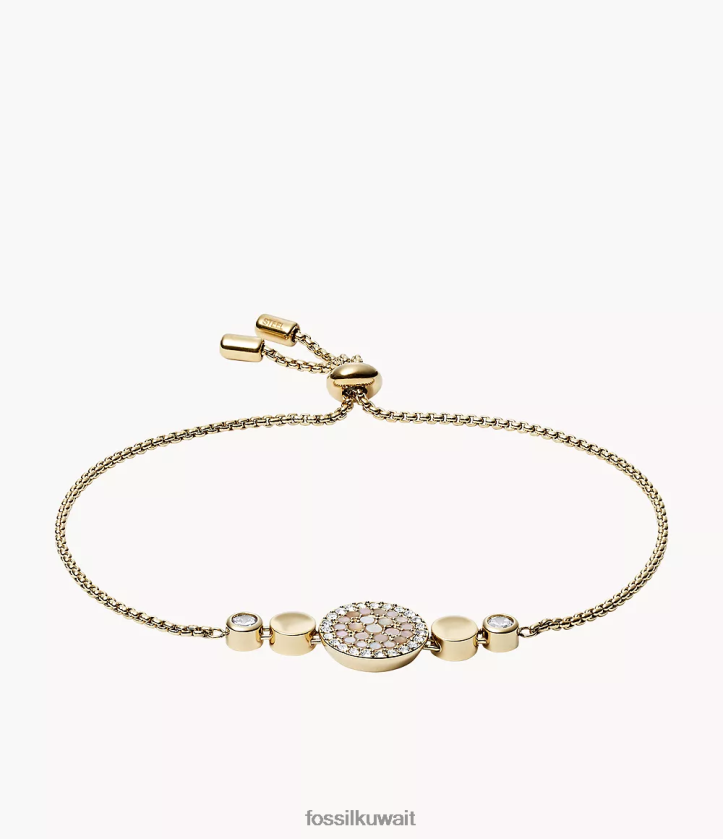 كيلووات Fossil نحيف سوار قرص الفسيفساء فال أم لؤلؤة 2F6F21027 مجوهرات