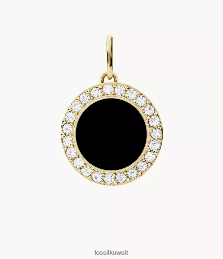 كيلووات Fossil نحيف كورا يا سحر ساحر للغاية العقيق الأسود 2F6F21277 مجوهرات