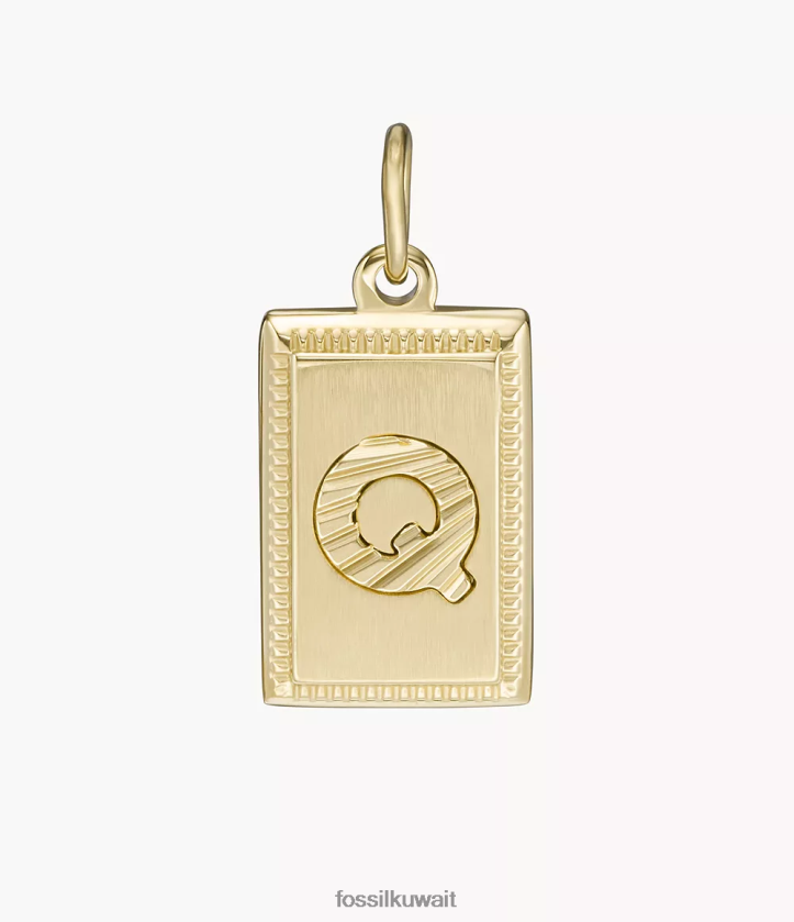 كيلووات Fossil نحيف يا له من سحر أولي ساحر للغاية من الفولاذ المقاوم للصدأ نغمة ذهبية 2F6F21307 مجوهرات