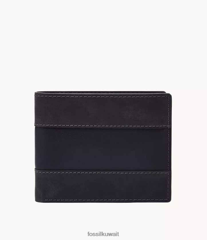 كيلووات Fossil رجال ايفرت ثنائي الطي مع معرف الوجه القوات البحرية 2F6F21672 محفظة