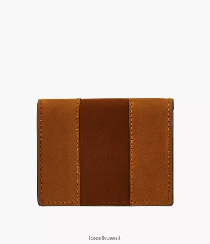 كيلووات Fossil رجال حافظة بطاقة ايفرت ثنائية الطي بني 2F6F21696 محفظة