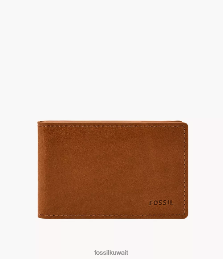 كيلووات Fossil رجال أندرو الجيب الأمامي ثنائي الطي سرج 2F6F21703 محفظة