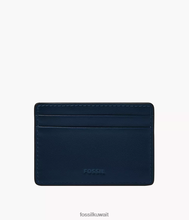 كيلووات Fossil رجال حالة بطاقة ستيفن القوات البحرية 2F6F21714 محفظة