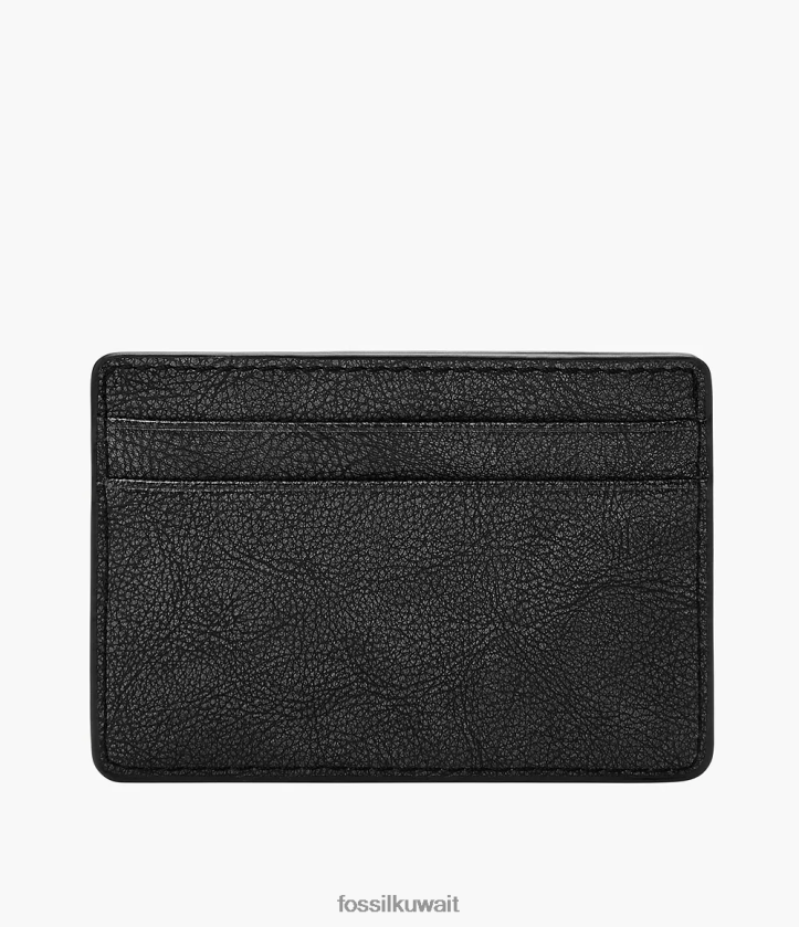 كيلووات Fossil رجال حالة بطاقة ستيفن أسود 2F6F21722 محفظة