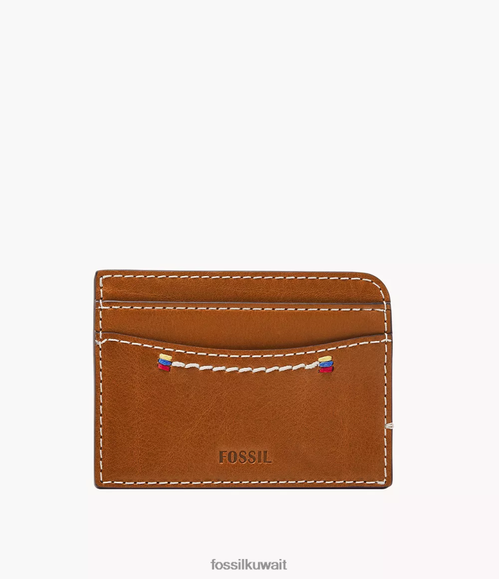 كيلووات Fossil رجال حالة بطاقة تريمونت بني 2F6F21744 محفظة