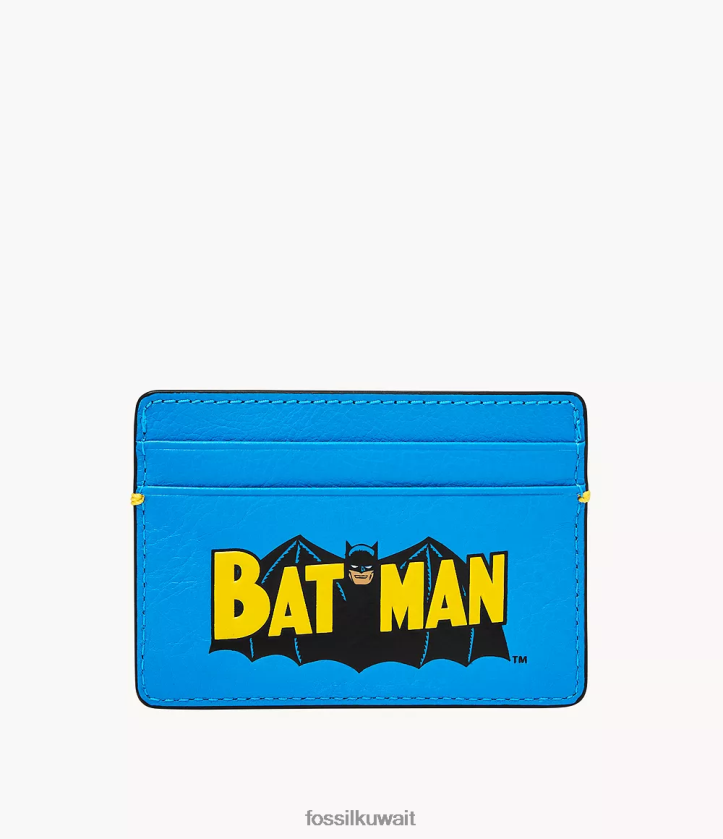 كيلووات Fossil رجال إصدار محدود من حافظة بطاقات باتمان ليجاسي أزرق 2F6F21805 محفظة