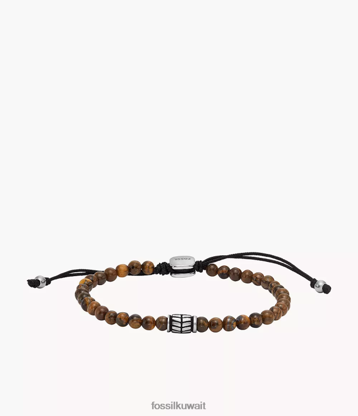 كيلووات Fossil رجال سوار مطرز عين النمر 2F6F21870 مجوهرات