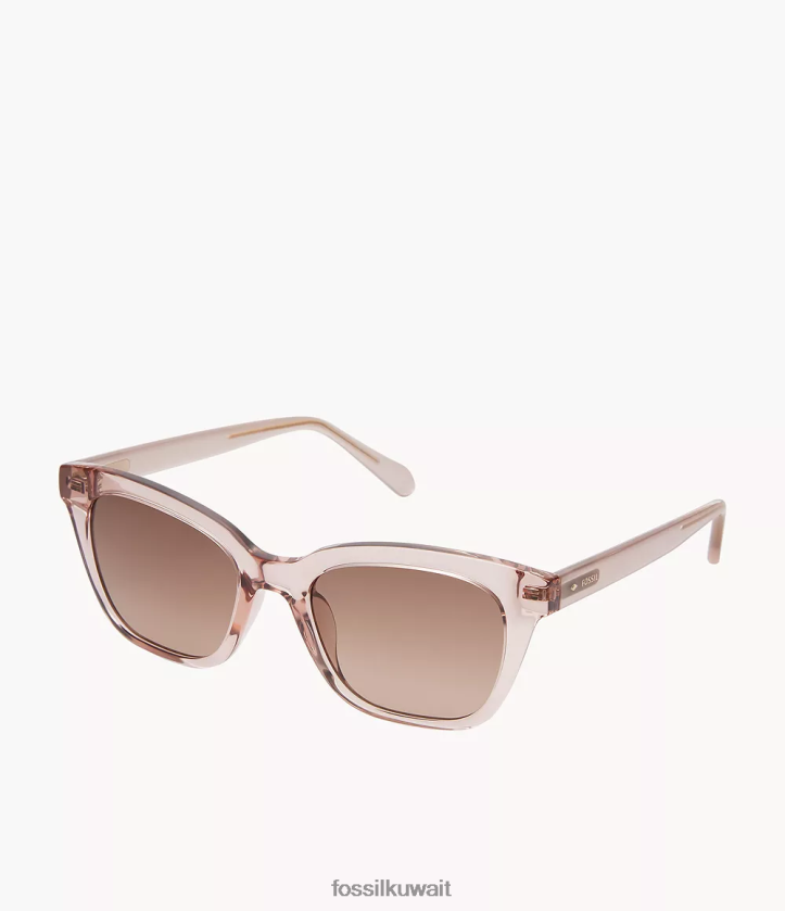 كيلووات Fossil نحيف بريتني النظارات الشمسية المربعة بني 2F6F21962 ملحق