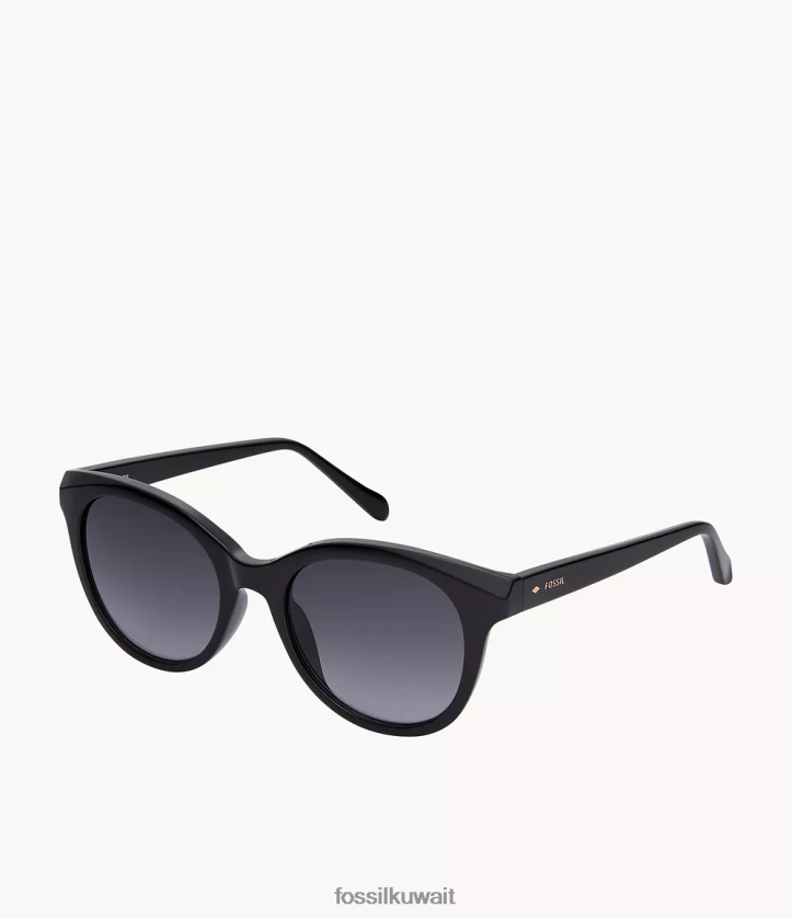 كيلووات Fossil نحيف نظارة شمسية مستديرة من سيلينا رمادي 2F6F21980 ملحق