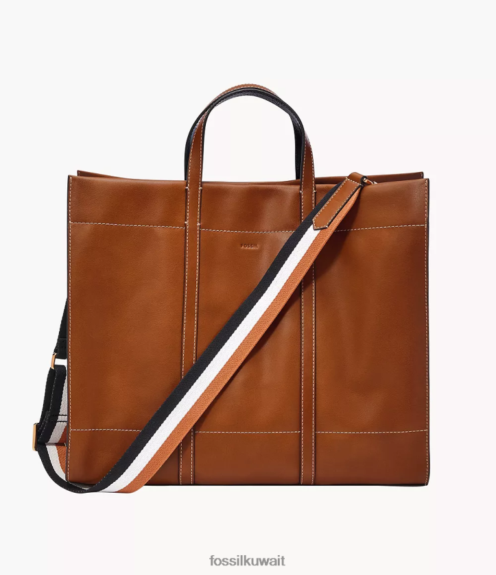 كيلووات Fossil نحيف حقيبة كارمن بني 2F6F2359 شنطة