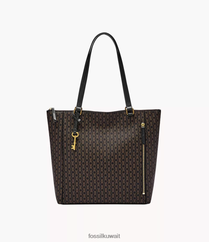 كيلووات Fossil نحيف تارا المتسوق أسود 2F6F2485 شنطة