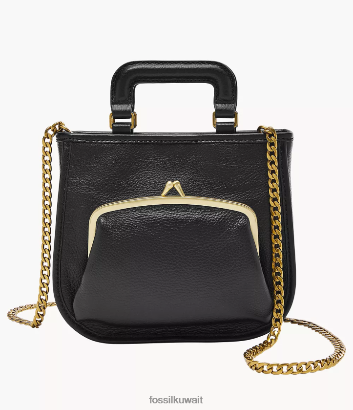 كيلووات Fossil نحيف حقيبة أسود 2F6F2521 شنطة
