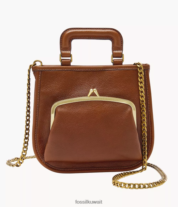 كيلووات Fossil نحيف حقيبة بني 2F6F2550 شنطة