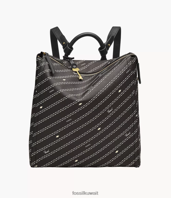 كيلووات Fossil نحيف حقيبة ظهر باركر أسود 2F6F2658 شنطة