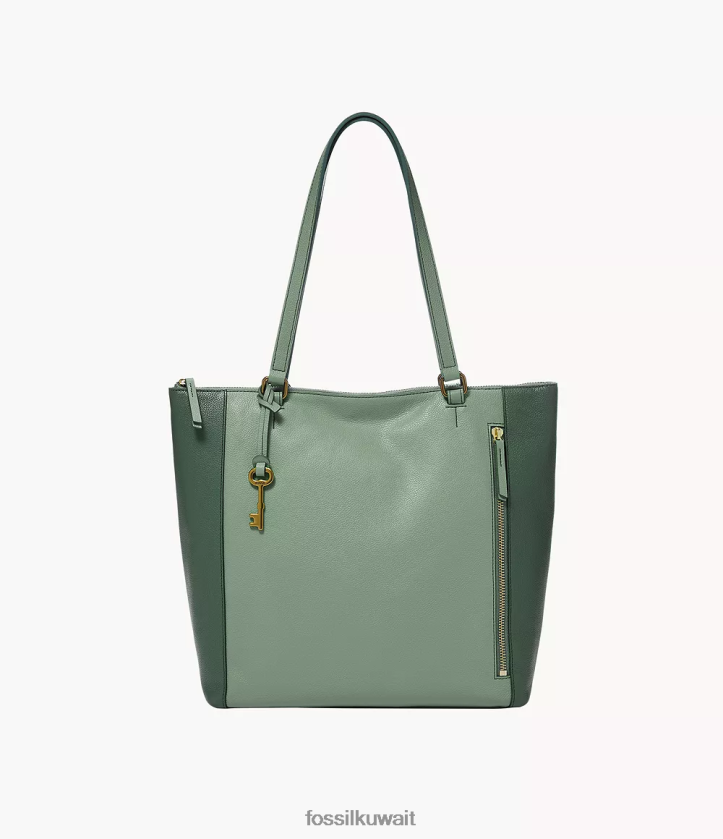كيلووات Fossil نحيف تارا المتسوق أخضر 2F6F2716 شنطة