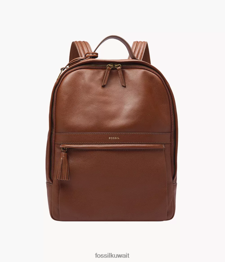 كيلووات Fossil نحيف حقيبة ظهر شيري بني 2F6F2741 شنطة