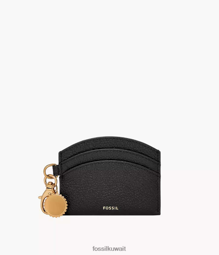كيلووات Fossil نحيف حالة بطاقة بولي أسود 2F6F2753 محفظة