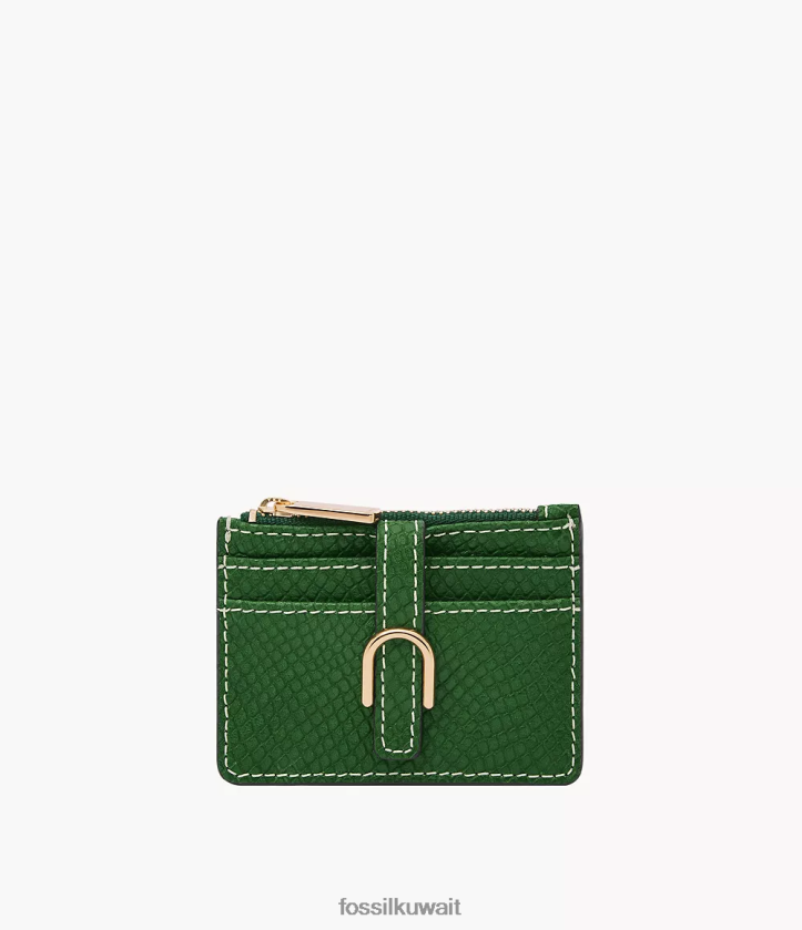 كيلووات Fossil نحيف حالة البطاقة البريدية فادا أخضر 2F6F2760 محفظة
