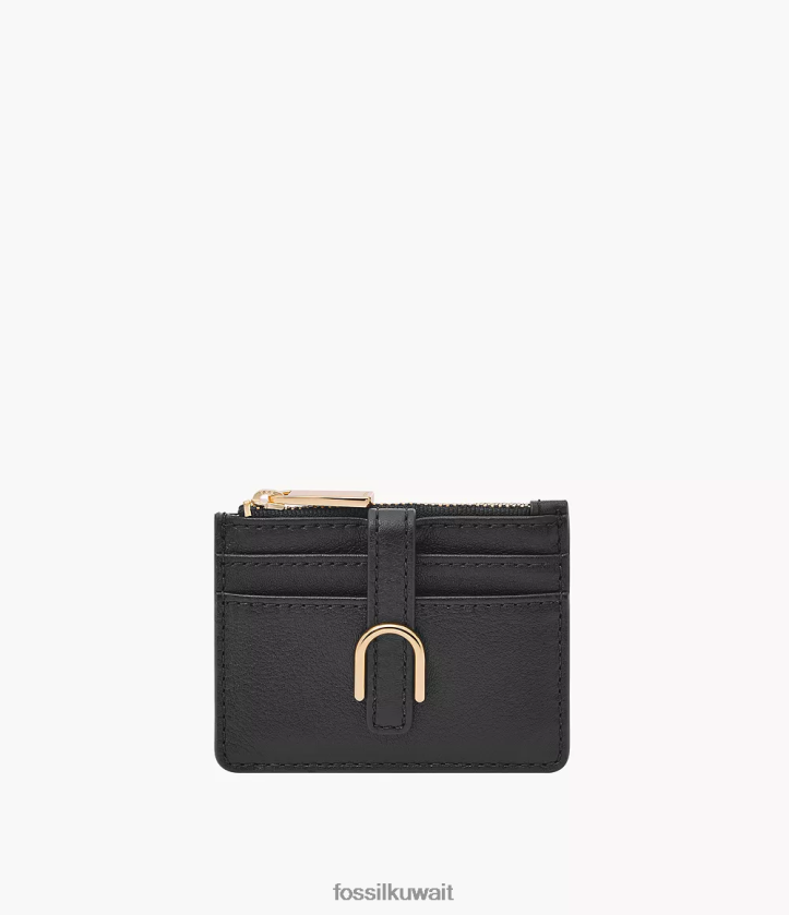 كيلووات Fossil نحيف حالة البطاقة البريدية فادا أسود 2F6F2761 محفظة