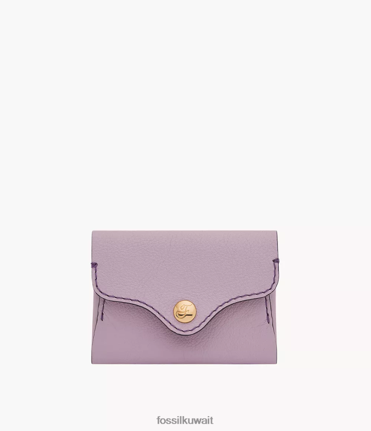 كيلووات Fossil نحيف حالة بطاقة التراث أرجواني 2F6F2774 محفظة