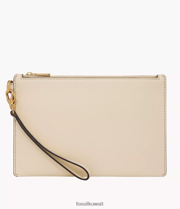 كيلووات Fossil نحيف معصمه هدية أبيض 2F6F2791 محفظة