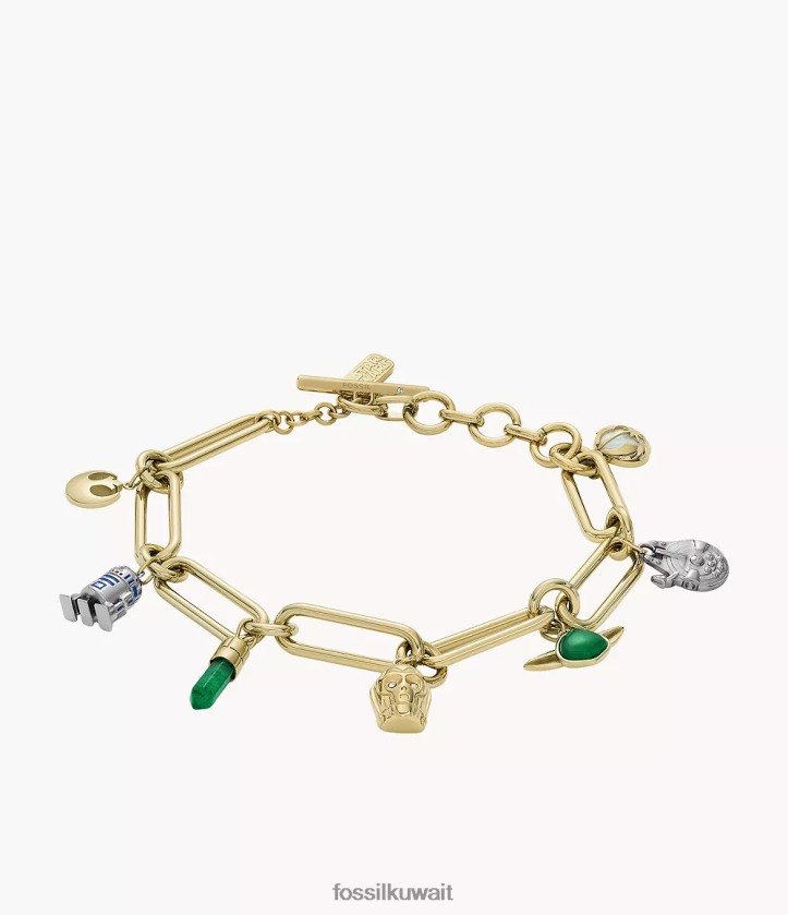 كيلووات Fossil نحيف سوار سحر حرب النجوم أوبال / أسنتورين أخضر / مينا زرقاء 2F6F2962 مجوهرات