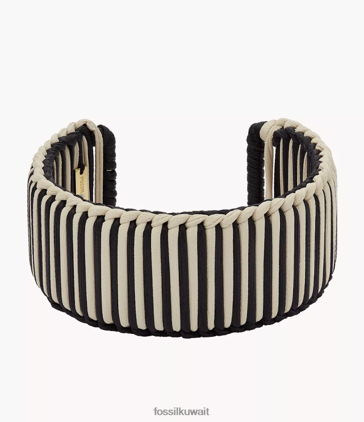 كيلووات Fossil نحيف سوار الكفة النحاسية الصيفية نغمة ذهبية 2F6F2990 مجوهرات