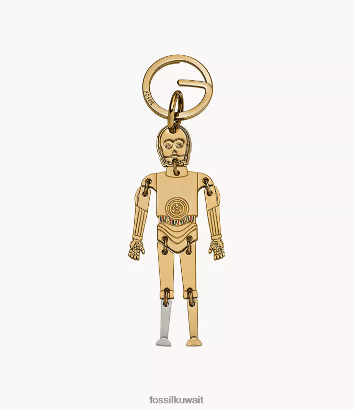 كيلووات Fossil رجال حرب النجوم C-3PO الموجودة في قاعدة المفتاح ذهب 2F6F22009 ملحق