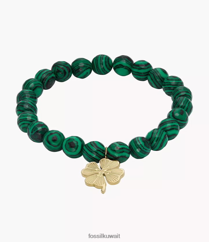 كيلووات Fossil نحيف سوار مزين بالملكيت المعاد تشكيله من Sutton Modern & Magic أخضر 2F6F21248 مجوهرات