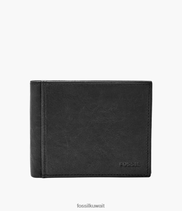 كيلووات Fossil رجال انجرام rfid bifold مع معرف الوجه أسود 2F6F21666 محفظة